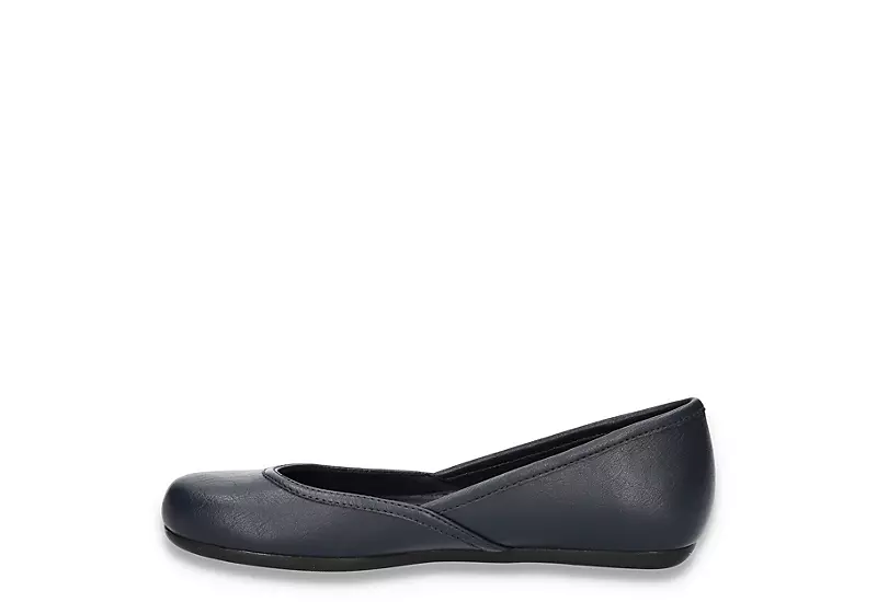 Easy Street Womens Tamar Flat - Navy 4 Easy Street Womens Tamar Flat - Navy - Image 4