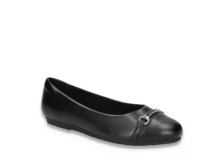 Easy Street Womens Asher Flat - Black