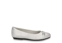 Easy Street Womens Asher Flat - Silver -Deals Viva Stride Store US 01 108021 01