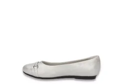 Easy Street Womens Asher Flat - Silver -Deals Viva Stride Store US 01 108021 03