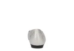 Easy Street Womens Asher Flat - Silver -Deals Viva Stride Store US 01 108021 04