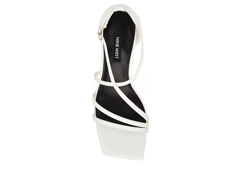 Nine West Womens Rolga Wedge Sandal - White 4 Nine West Womens Rolga Wedge Sandal - White - Image 4