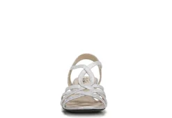 Lifestride Womens Yaya Wedge Sandal - Silver -Deals Viva Stride Store US 01 200113 02