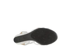 Lifestride Womens Yaya Wedge Sandal - Silver -Deals Viva Stride Store US 01 200113 06