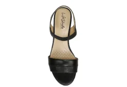 Lifestride Womens Yuma Wedge Sandal - Black -Deals Viva Stride Store US 01 201296 05