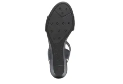 Lifestride Womens Yuma Wedge Sandal - Navy -Deals Viva Stride Store US 01 201297 06