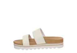 Reef Womens Banded Horizon Hi Slide Sandal - White -Deals Viva Stride Store US 01 202350 03