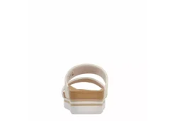Reef Womens Banded Horizon Hi Slide Sandal - White -Deals Viva Stride Store US 01 202350 04