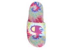 Champion Womens Mega Slide Tie Dye Slide Sandal - Pink -Deals Viva Stride Store US 01 202432 05