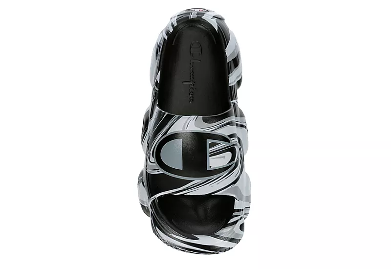 Champion Womens Meloso Slide Sandal - Black 6 Champion Womens Meloso Slide Sandal - Black - Image 6