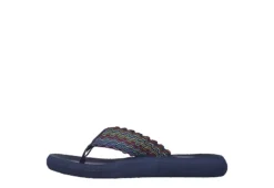 Skechers Womens Asana Flip Flop Sandal - Navy 9 Skechers Womens Asana Flip Flop Sandal - Navy -Deals Viva Stride Store US 01 202468 02