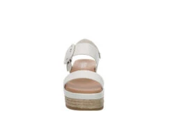 Michael By Michael Shannon Womens Kira Platform Sandal - Ivory -Deals Viva Stride Store US 01 202471 02