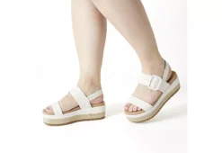 Michael By Michael Shannon Womens Kira Platform Sandal - Ivory -Deals Viva Stride Store US 01 202471 06