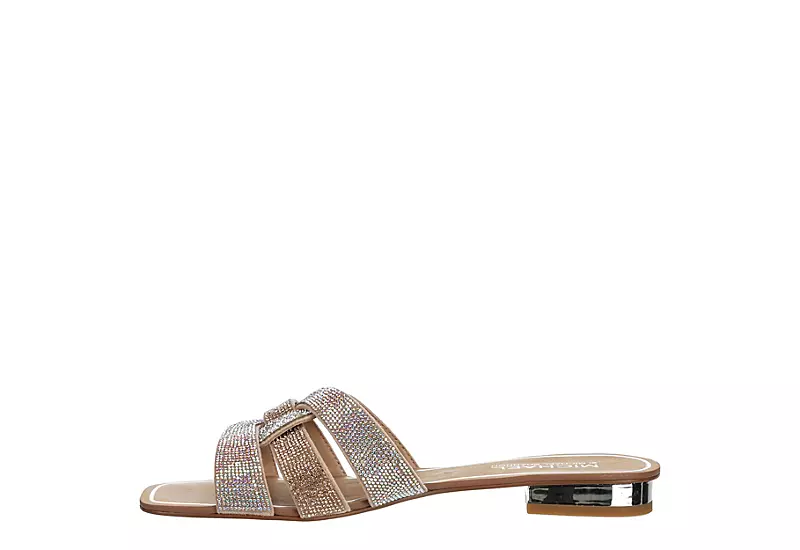 Michael By Michael Shannon Womens Skylar Slide Sandal - Med Metallic 4 Michael By Michael Shannon Womens Skylar Slide Sandal - Med Metallic - Image 4