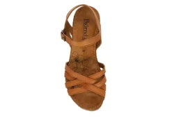 Bjorndal Womens Lily Wedge Sandal - Tan -Deals Viva Stride Store US 01 202508 05