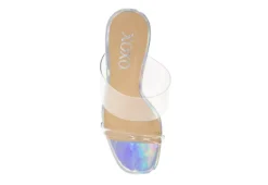 Xoxo Womens Lotys Wedge Sandal - Clear -Deals Viva Stride Store US 01 202620 04