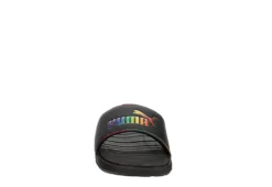 Puma Womens Cool Cat Rainbow Slide Sandal - Black -Deals Viva Stride Store US 01 202625 02