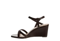 Michael By Michael Shannon Womens Lulu Wedge Sandal - Espresso -Deals Viva Stride Store US 01 202628 03