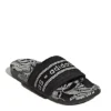 Adidas Womens Adilette Comfort Slide Sandal - Black