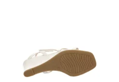 Michael By Michael Shannon Womens Lulu Wedge Sandal - White -Deals Viva Stride Store US 01 202740 06