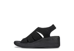 Skechers Womens Pier Lite-memory Maker Sandal - Black -Deals Viva Stride Store US 01 203055 03