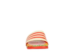 Adidas Womens Adilette Comfort Slide Sandal - Pale Yellow -Deals Viva Stride Store US 01 203098 02