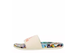 Adidas Womens Adilette Comfort Slide Sandal - Off White -Deals Viva Stride Store US 01 203099 03