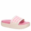 Adidas Womens Adilette Platform Slide Sandal - Pink