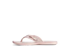 Sperry Womens Seafish Iridescent Sparkle Flip Flop Sandal - Blush -Deals Viva Stride Store US 01 203196 03