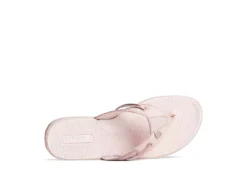 Sperry Womens Seafish Iridescent Sparkle Flip Flop Sandal - Blush -Deals Viva Stride Store US 01 203196 04