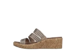 Skechers Womens Beverlee Always Classy Wedge Sandal - Rose Gold -Deals Viva Stride Store US 01 203241 02