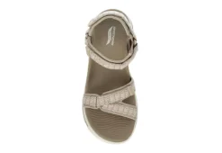Skechers Womens Affinity Sandal - Taupe -Deals Viva Stride Store US 01 203278 05