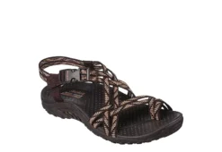 Skechers Womens Reggae Irie Mon Trail Grazer Outdoor Sandal - Chocolate
