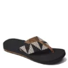 Reef Womens Spring Woven Flip Flop Sandal - Black