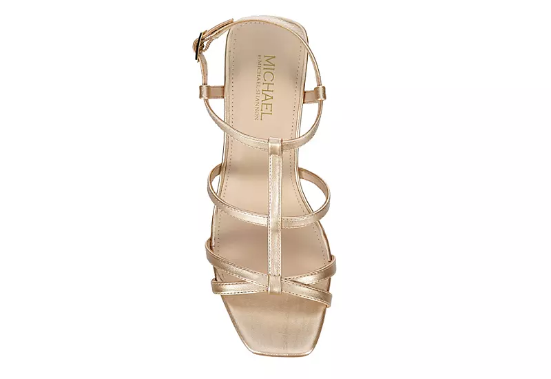 Michael By Michael Shannon Womens Natalia Wedge Sandal - Gold 6 Michael By Michael Shannon Womens Natalia Wedge Sandal - Gold - Image 6