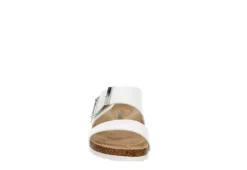 Bjorndal Womens Courtney Footbed Sandal - White -Deals Viva Stride Store US 01 203303 02