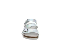 Bjorndal Womens Delaney Footbed Sandal - Silver -Deals Viva Stride Store US 01 203311 02