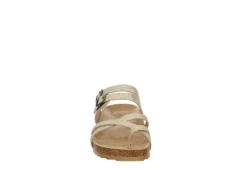 Bjorndal Womens Sami Footbed Sandal - Gold -Deals Viva Stride Store US 01 203313 02