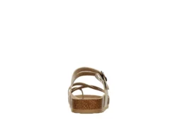 Bjorndal Womens Sami Footbed Sandal - Gold -Deals Viva Stride Store US 01 203313 04