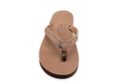 Rainbow Sandals Womens Crystal Collection Flip Flop Sandal - Brown -Deals Viva Stride Store US 01 203323 02