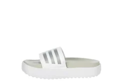 Adidas Womens Adilette Platform Slide Sandal - White -Deals Viva Stride Store US 01 203333 03