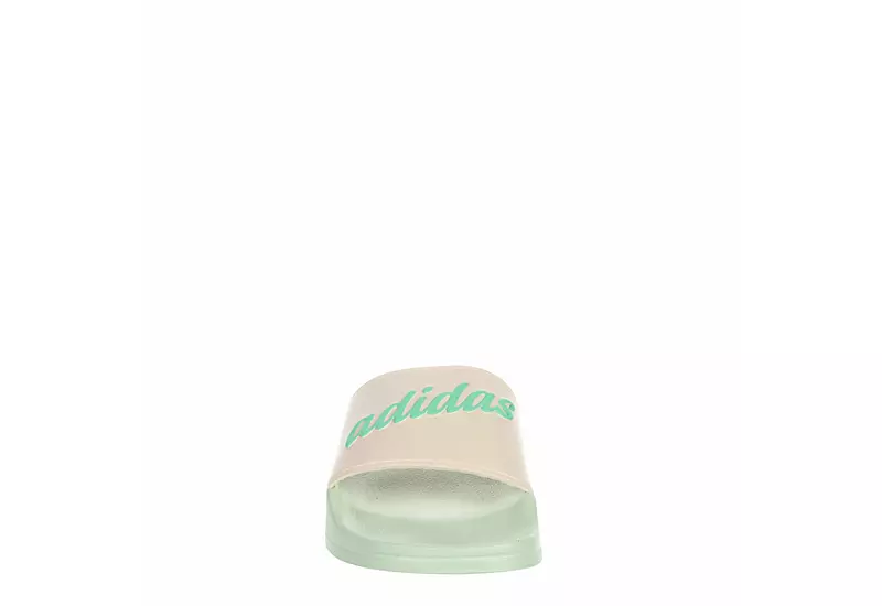 Adidas Womens Adilette Shower Slide Sandal - Pale Pink 3 Adidas Womens Adilette Shower Slide Sandal - Pale Pink - Image 3