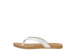 Reef Womens Stella Court Flip Flop Sandal - White -Deals Viva Stride Store US 01 203340 03