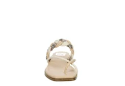 Dv By Dolce Vita Womens Maizy Flat Sandal - Bone -Deals Viva Stride Store US 01 203348 02