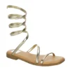 Dv By Dolce Vita Womens Maralin Flat Sandal - Gold