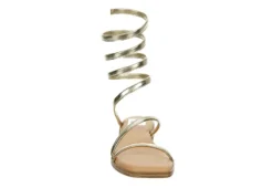 Dv By Dolce Vita Womens Maralin Flat Sandal - Gold -Deals Viva Stride Store US 01 203350 02