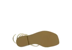 Dv By Dolce Vita Womens Maralin Flat Sandal - Gold -Deals Viva Stride Store US 01 203350 06