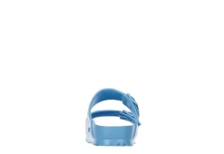 Birkenstock Womens Arizona Essentials Slide Sandal - Light Blue -Deals Viva Stride Store US 01 203369 04