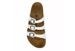 Birkenstock Womens Florida Soft Footbed Sandal - White -Deals Viva Stride Store US 01 203373 05