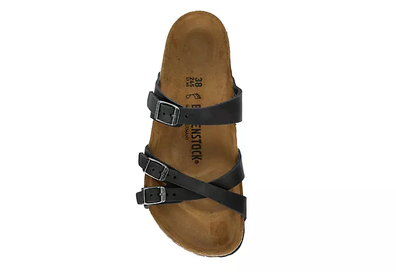 Birkenstock Womens France Footbed Sandal - Black 6 Birkenstock Womens France Footbed Sandal - Black - Image 6